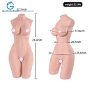 E-Fast 2019 new 3D tpr Realistic Love Sex Doll 100% waterproof Male Masturbator with Vagina and Anal for Men Masturbation invented by Automatic Woman